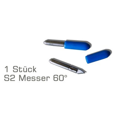S2 Messer Blau 60° CB20-K60-1 (1Stück) für GCC Schneideplo..