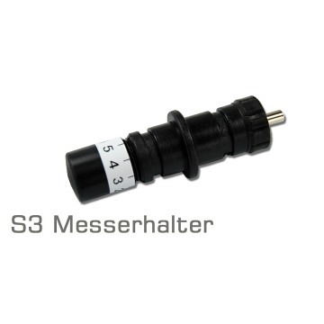 S3 Messerhalter aus Plastik für 2,5mm Messer