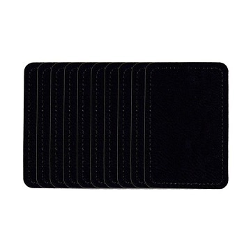 xTool Selbstklebender Kunstlederpatch - Rechteckig - Silbe..