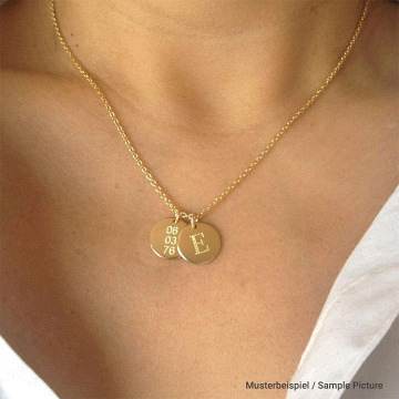 xTool Anhänger zum gravieren - Rund - Gold / Silber / Rose..