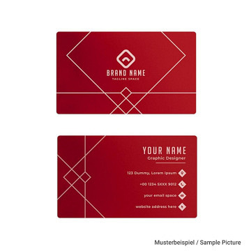 xTool Metal Visitenkarten - Rot (60 Stk.) 